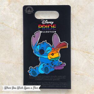2024 Disney Parks Rainbow PRIDE Stitch & Scrump Pin